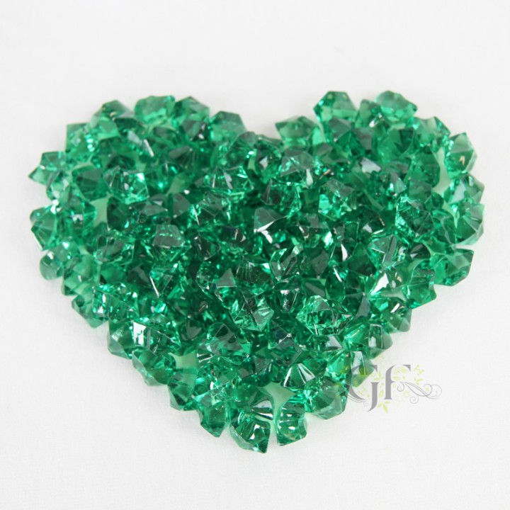 CRYSTAL ICE CUBE DARK GREEN