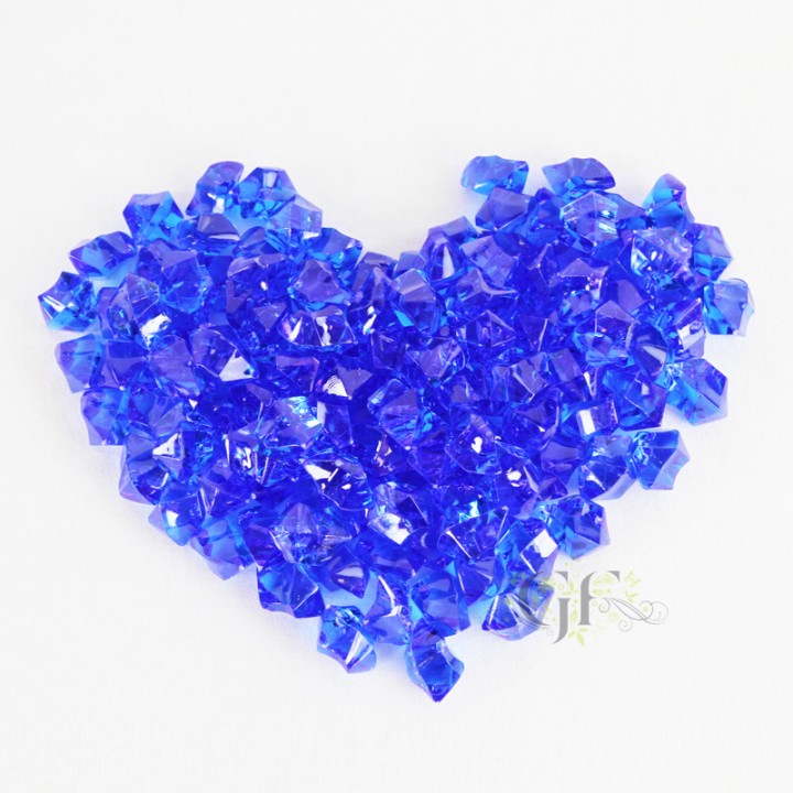 CRYSTAL ICE CUBE DARK BLUE