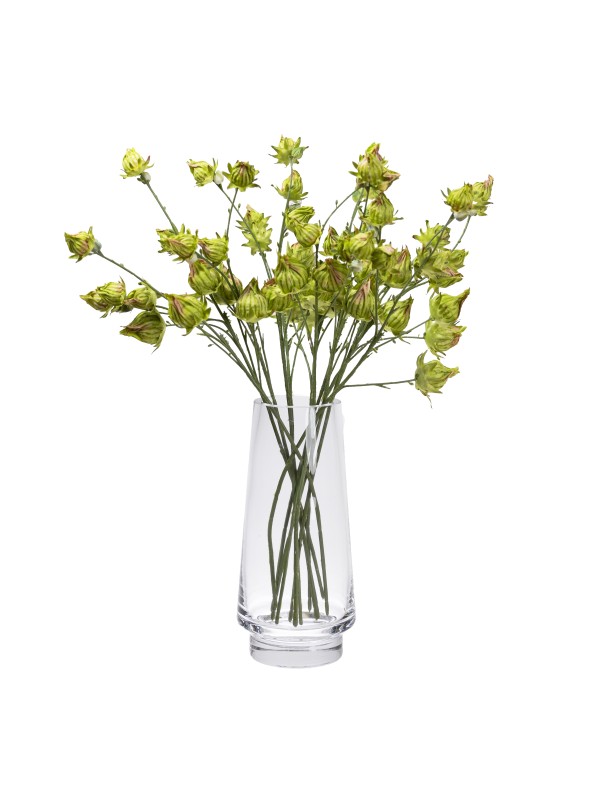 60CM HIBISCUS SPRAY GREEN