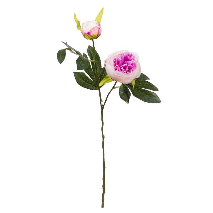 43CM PEONY SPRAY LIGHT LILAC