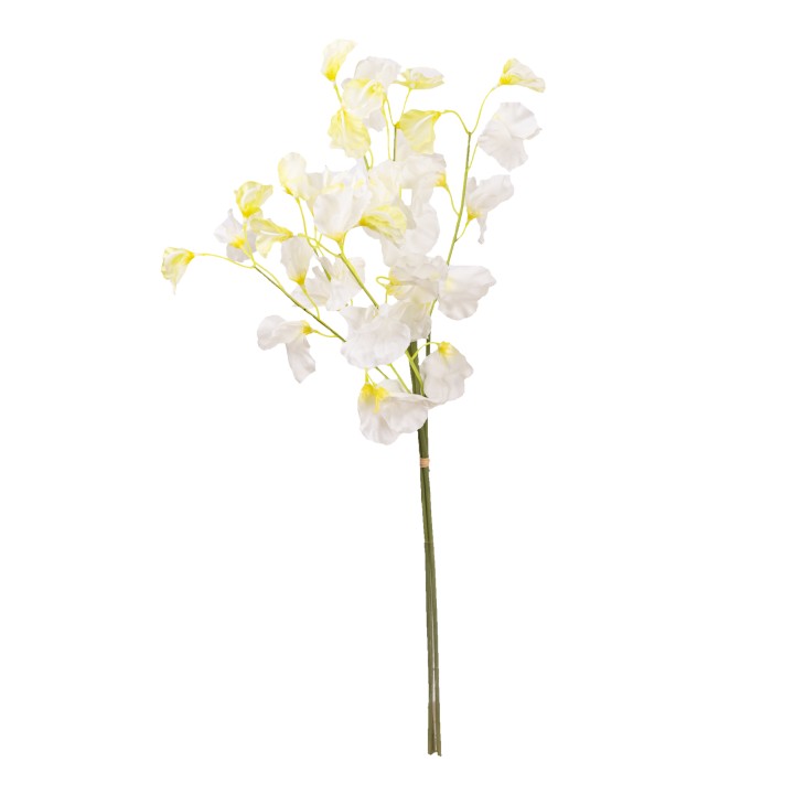 48CM SWEETPEA SPRAY BUNDLE CREAM