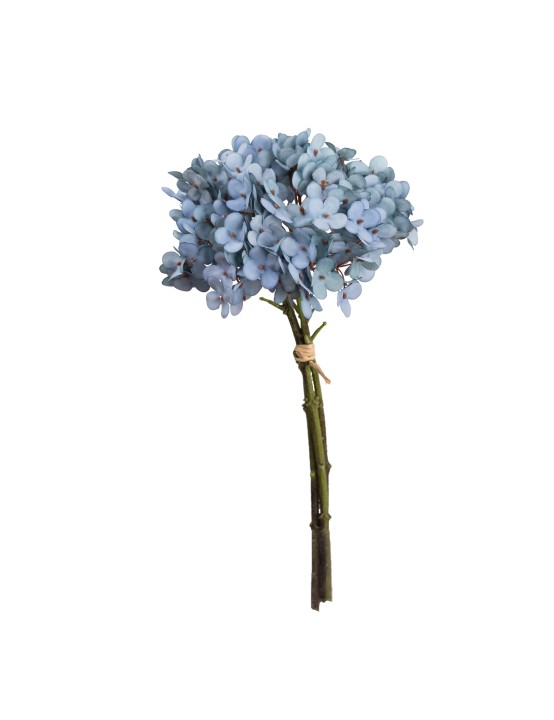 35CM HYDRANGEA BUNDLE BLUE