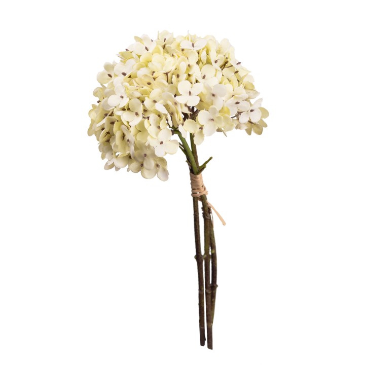 35CM HYDRANGEA BUNDLE CREAM