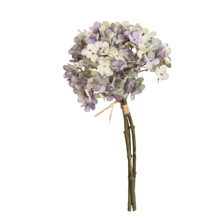 35CM HYDRANGEA BUNDLE LAVENDER
