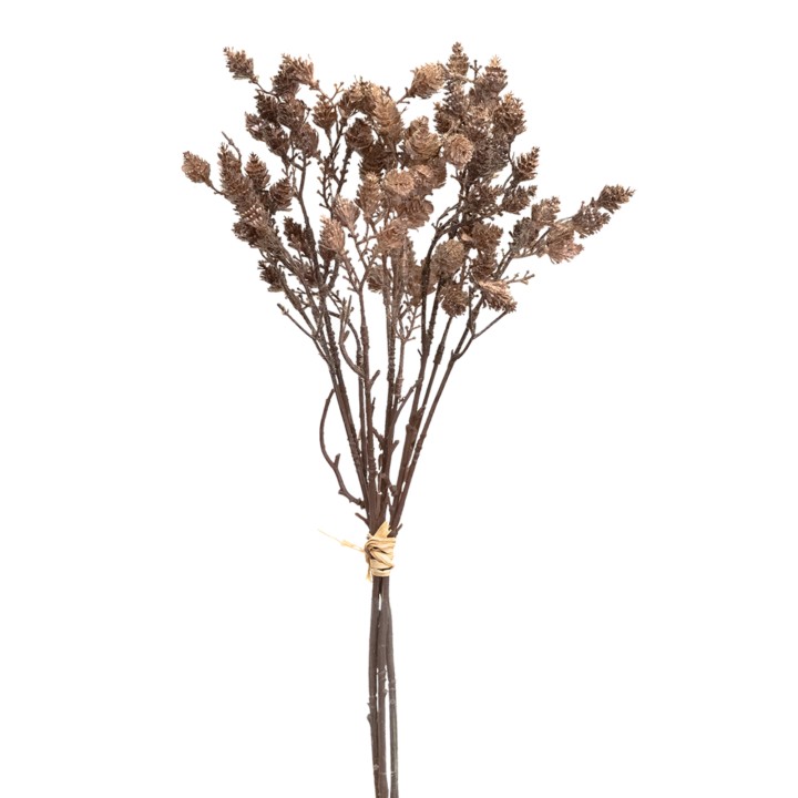 44CM MINI PINE BUNDLE BROWN