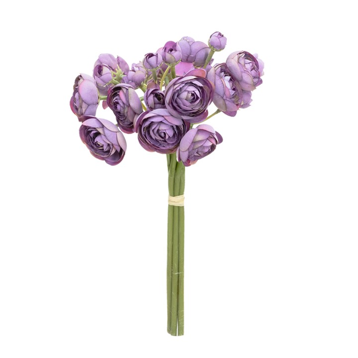 28CM RANUNCULUS BUNDLE LAVENDAR