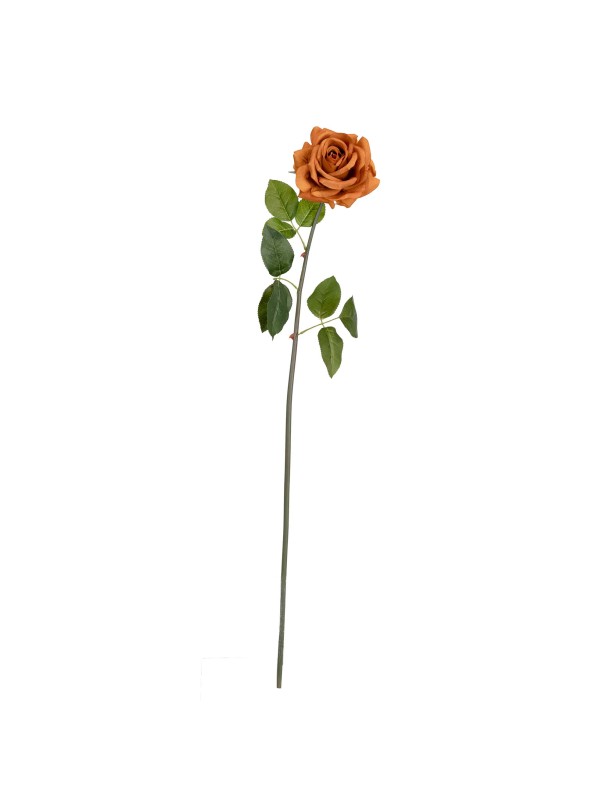 75CM REAL TOUCH SINGLE ROSE COFFEE