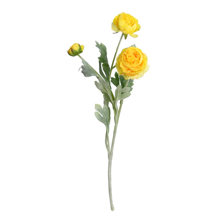 51CM RANUNCULUS SPRAY YELLOW
