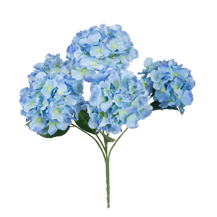 45CM HYDRANGEA BUSH LIGHT BLUE
