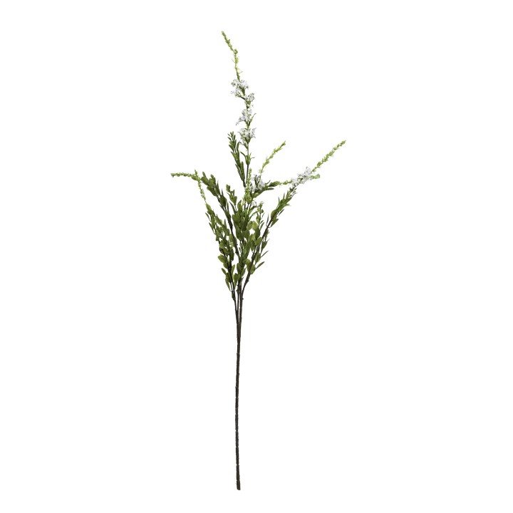 84CM WILDFLOWER SPRAY WHITE