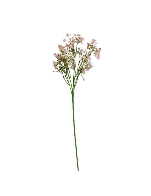 58CM WAX FLOWER LIGHT PINK