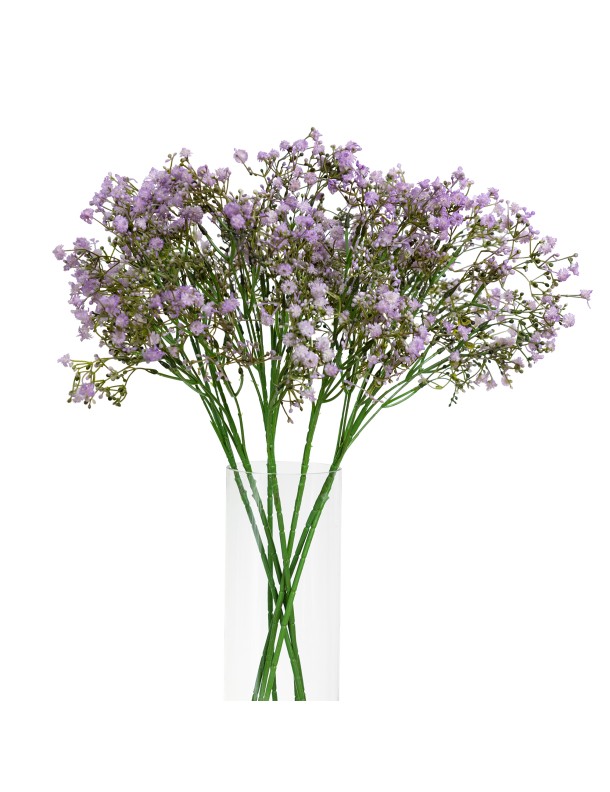 58CM WAX FLOWER PURPLE