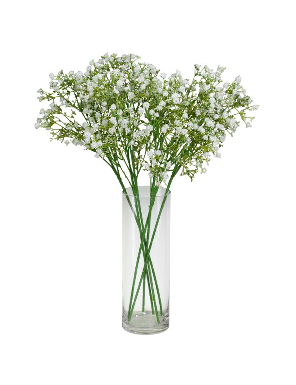 58CM WAX FLOWER WHITE