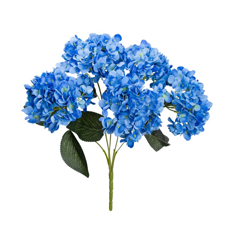 58CM HYDRANGEA BUSH BLUE