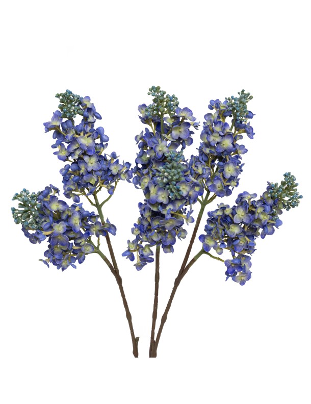 64CM REAL TOUCH LILAC SPRAY BLUE