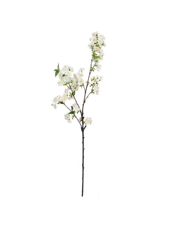 92CM CHERRY BLOSSOM SPRAY WHITE