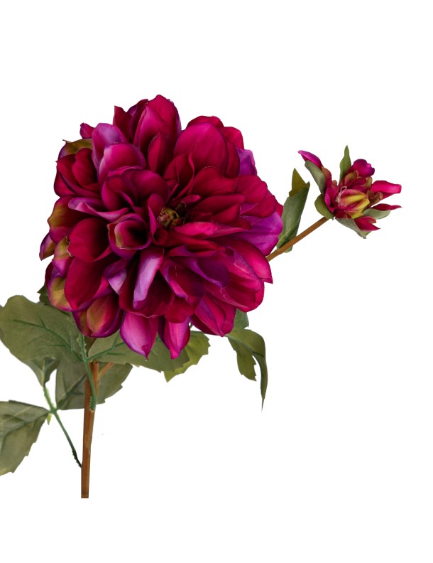 65CM DAHLIA SPRAY FUCHSIA