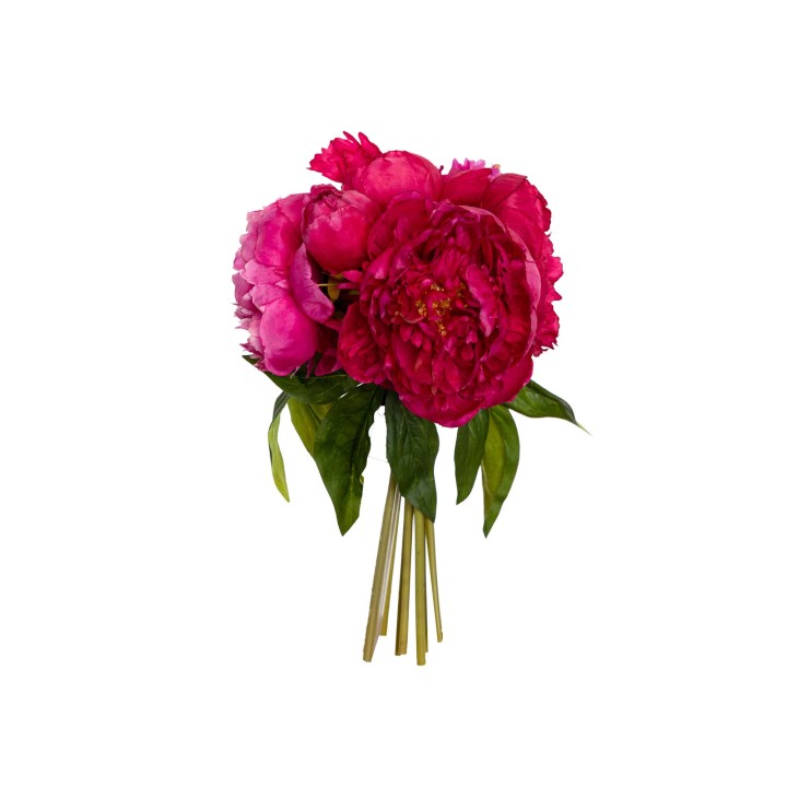 28CM PEONY BUNDLE FUCHSIA