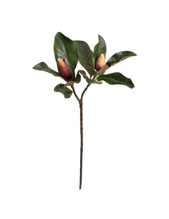 66CM REAL TOUCH MAGNOLIA BUD SPRAY PINK