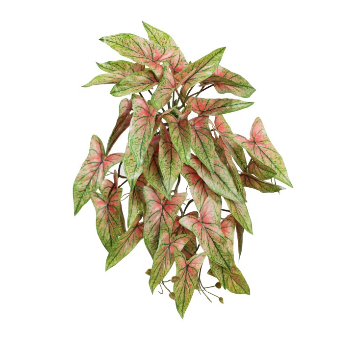 45CM REAL TOUCH SYNGONIUM HANGING BUSH RED(LAST 24PCS)