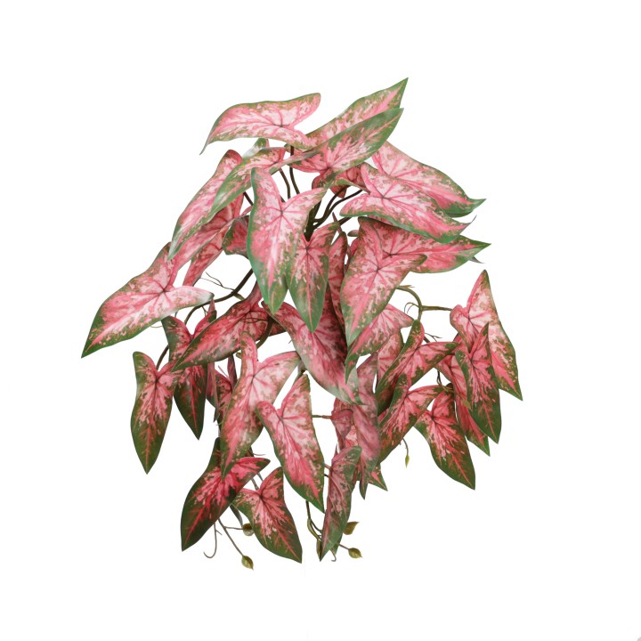 45CM REAL TOUCH SYNGONIUM HANGING BUSH PINK