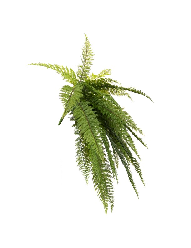 58CM LEATHER FERN BUSH (D120CM)