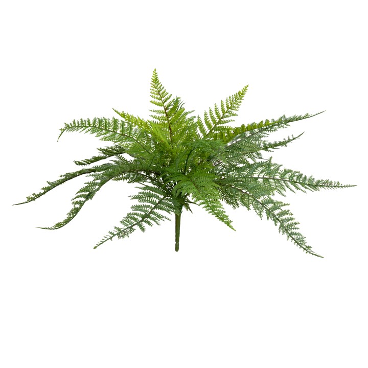 40CM LEATHER FERN BUSH (D60CM)